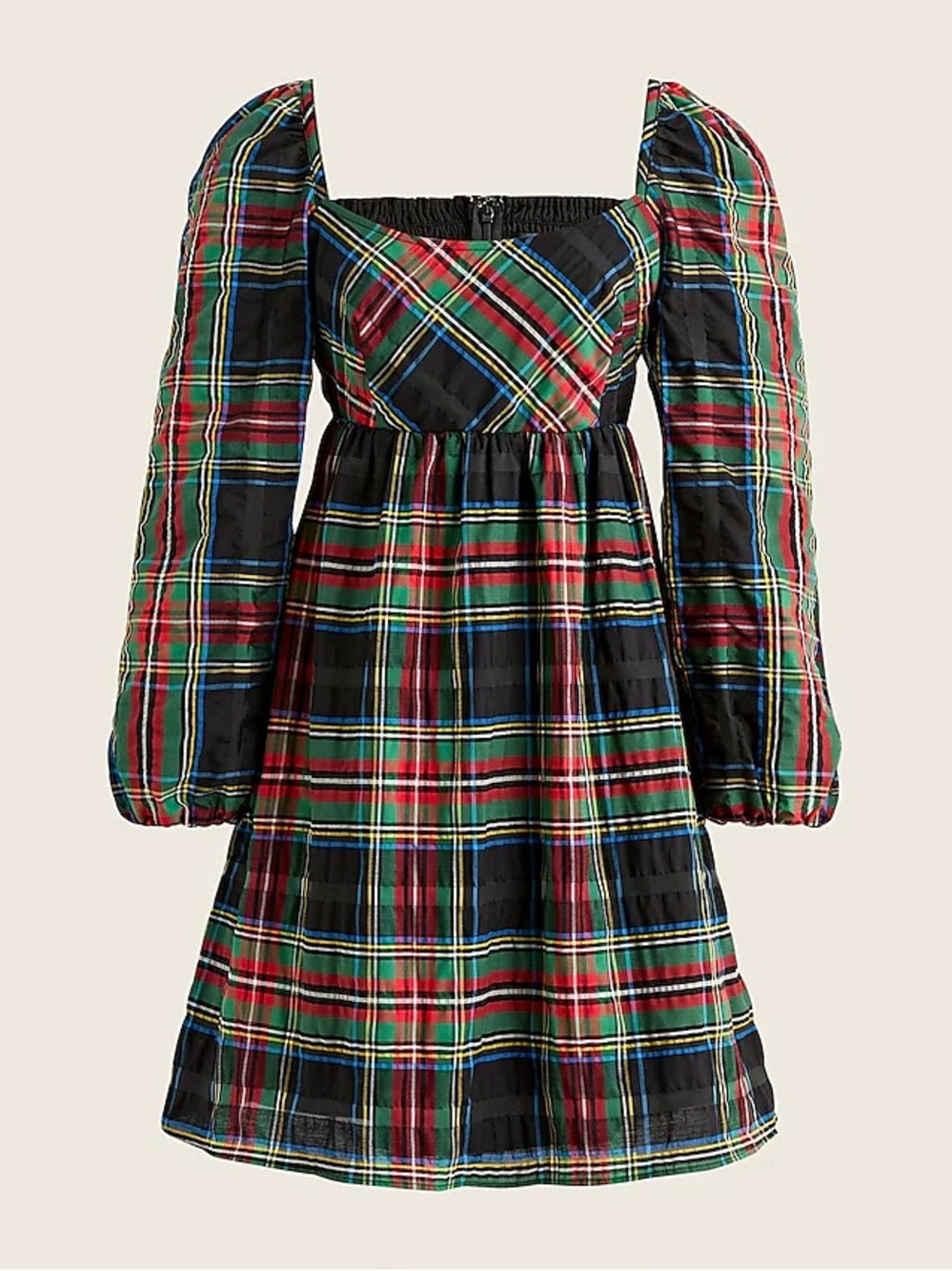J. Crew Tartan Plaid Dress Size 8
